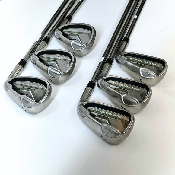 TaylorMade Other - Taylormade Rocketballz Iron Set 5-PW +1/2" Stiff-Flex Steel Shafts RH